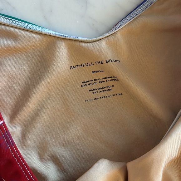 Faithfull the Brand bikini set size small floral print - Picture 3 of 5